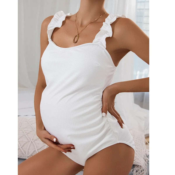 Maillot de bain 1 pièce blanc