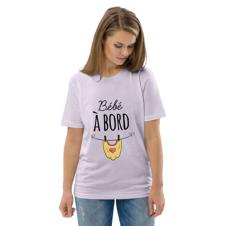 T-shirt femme "bébé à bord"