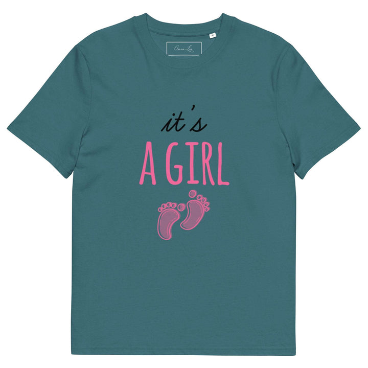 T-shirt en coton "It's a girl"
